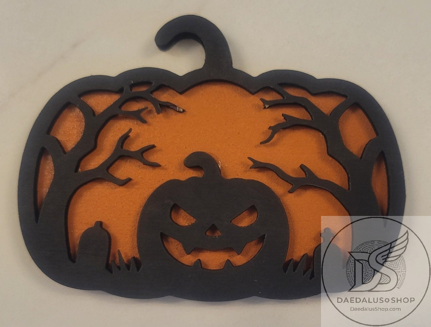 Halloween Two Color Pumpkin Decoration