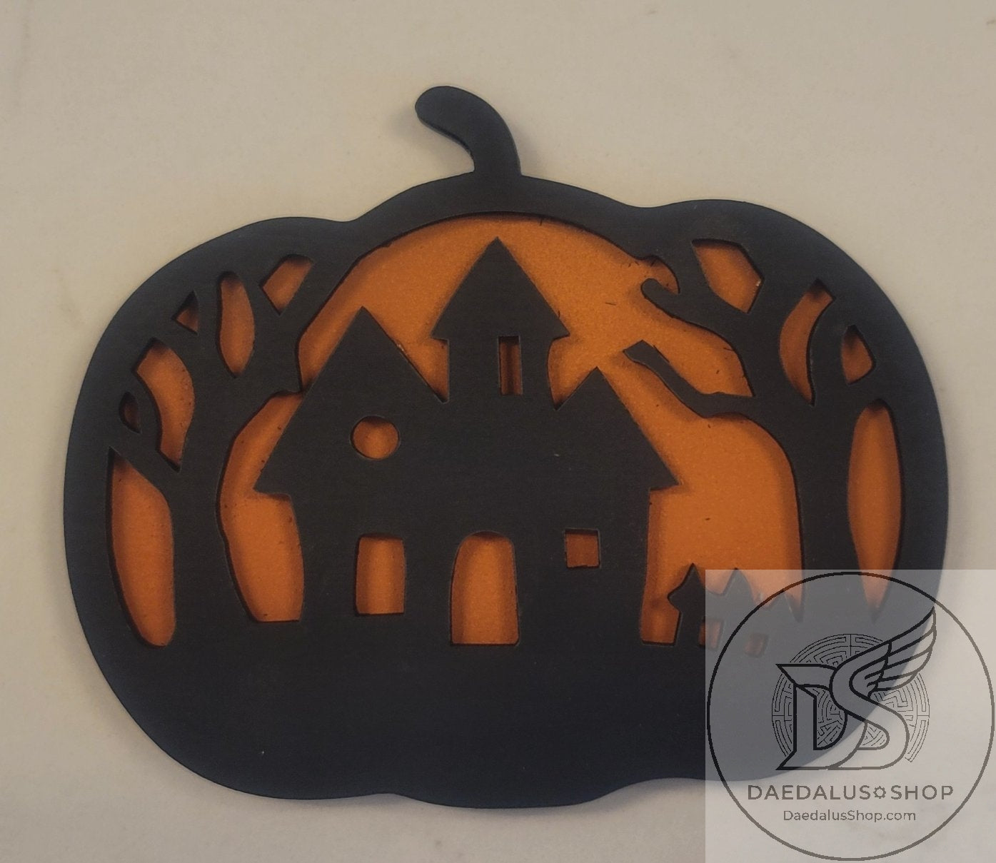 Halloween Two Color Pumpkin Decoration