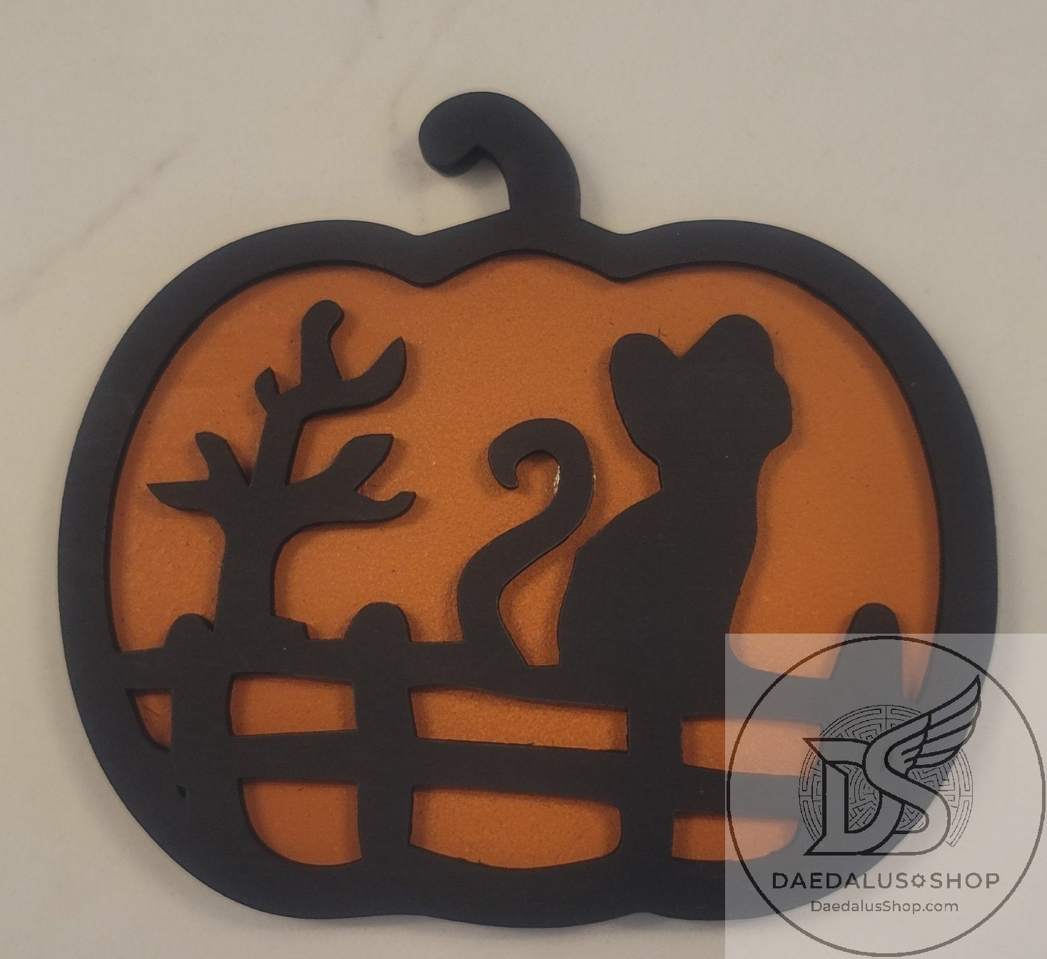 Halloween Two Color Pumpkin Decoration