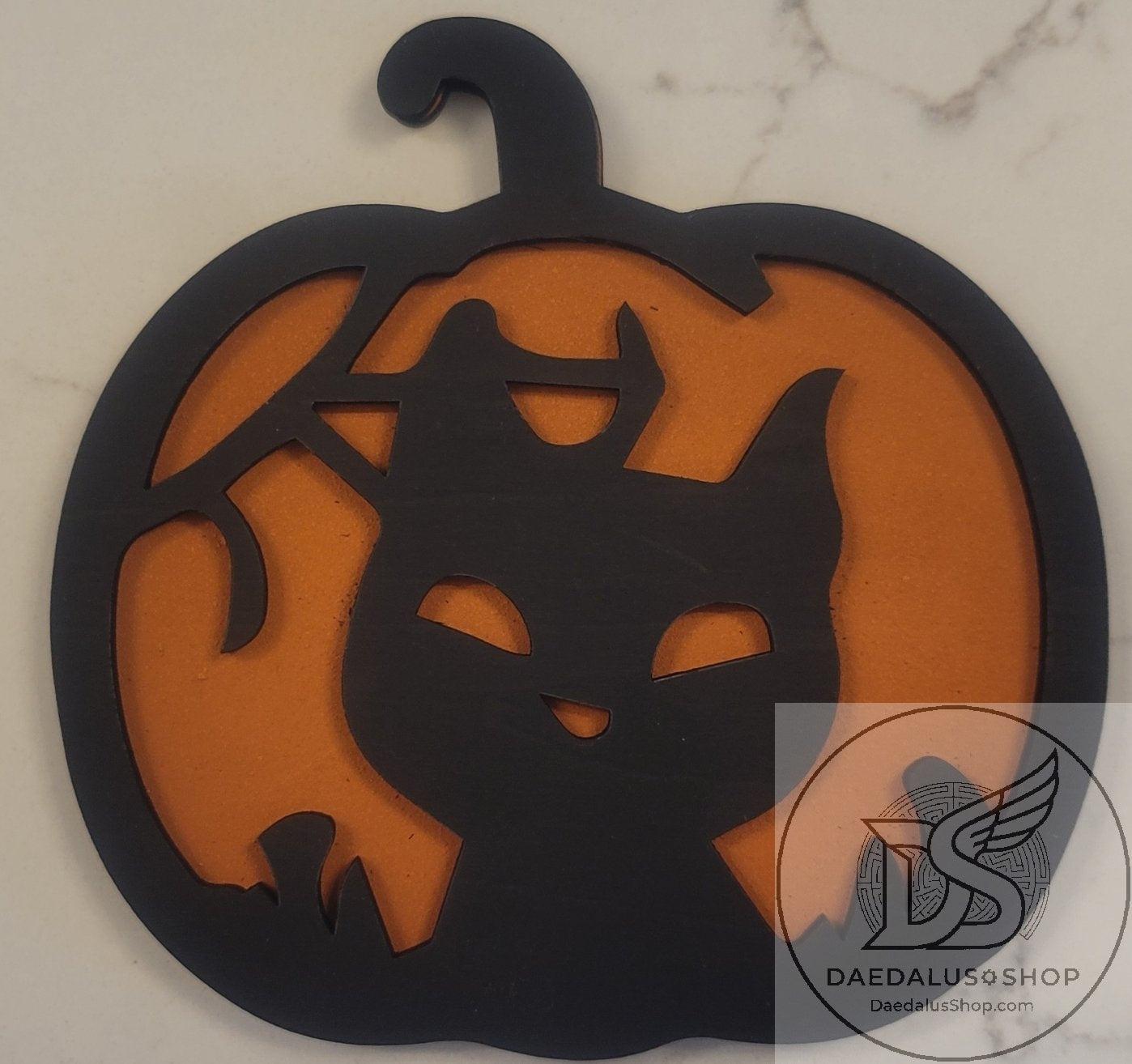 Halloween Two Color Pumpkin Decoration