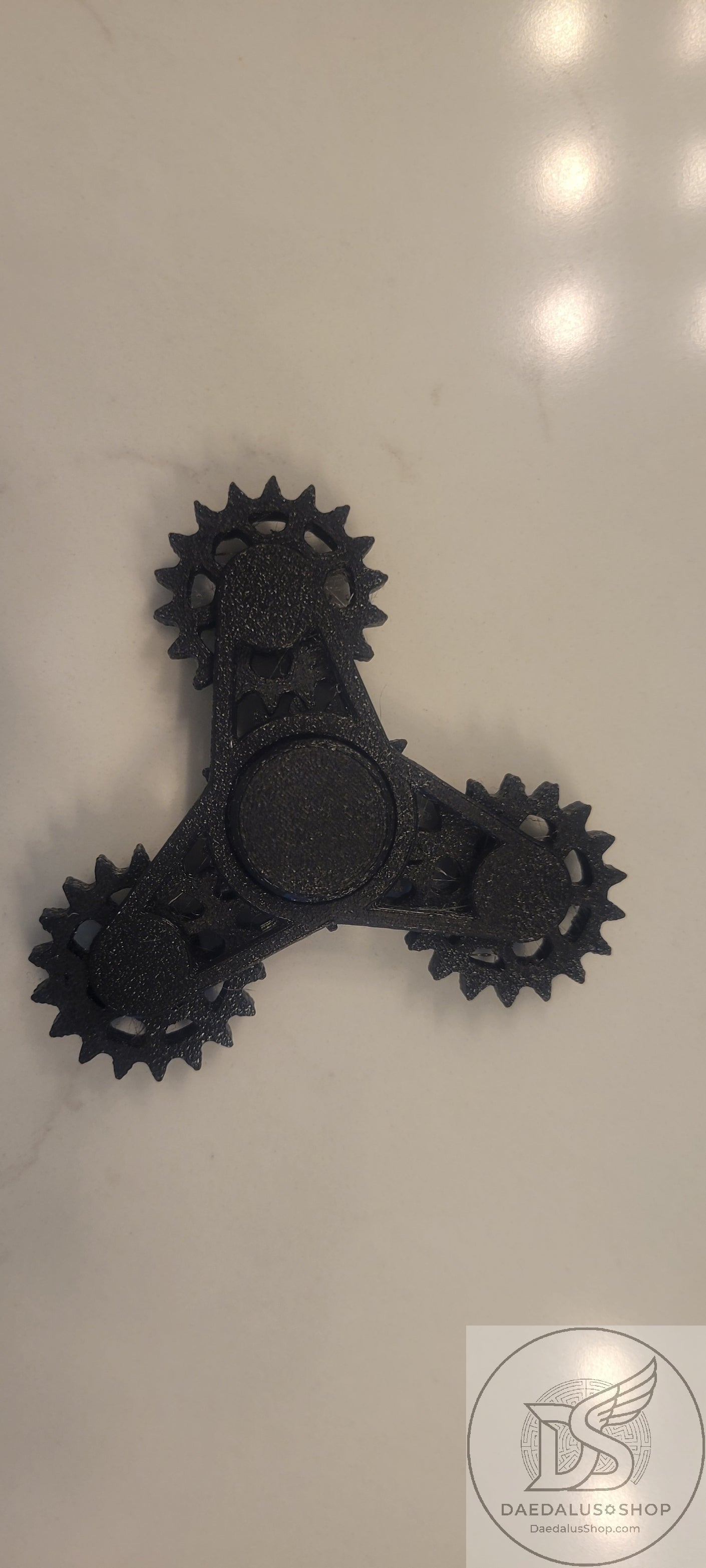 Three Gear 3D Printed Fidget Spinner