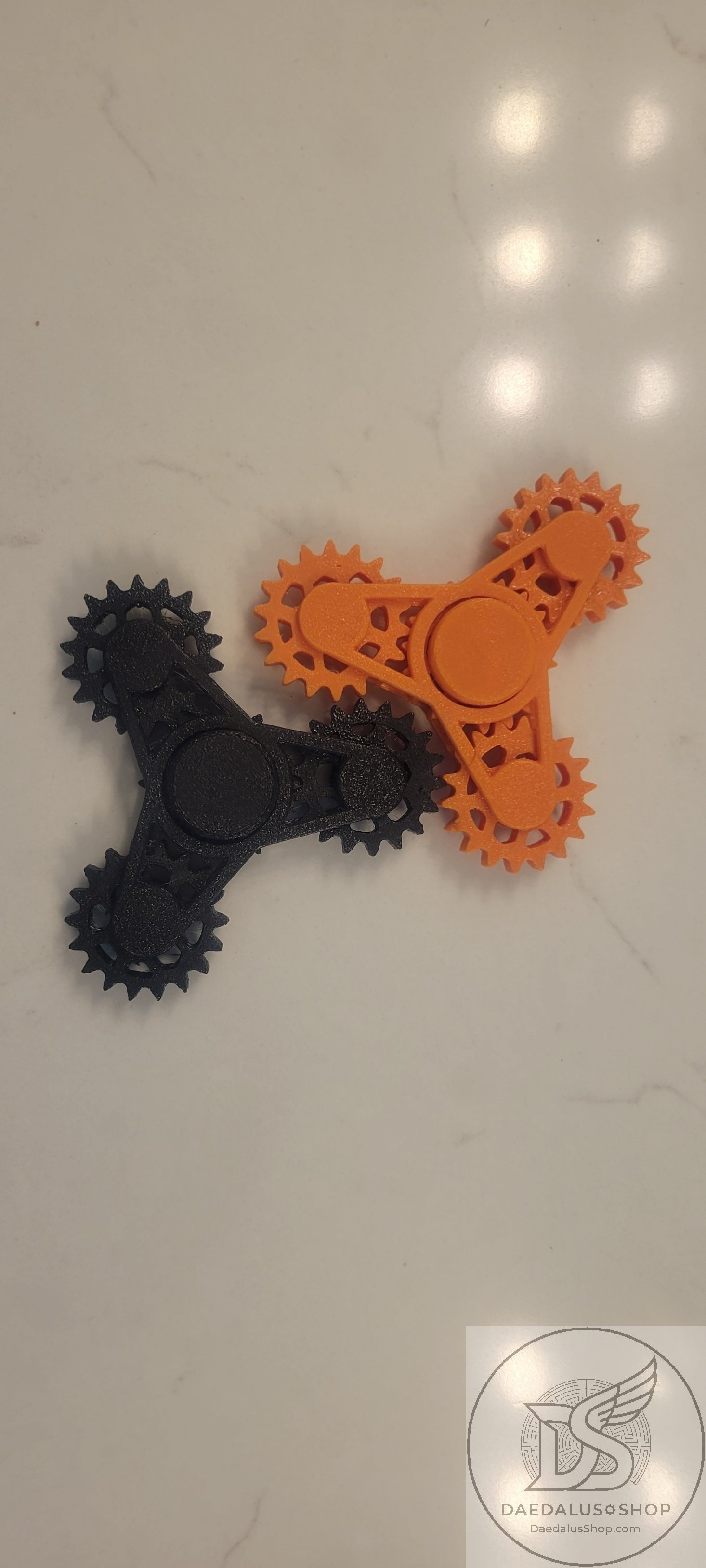 Three Gear 3D Printed Fidget Spinner