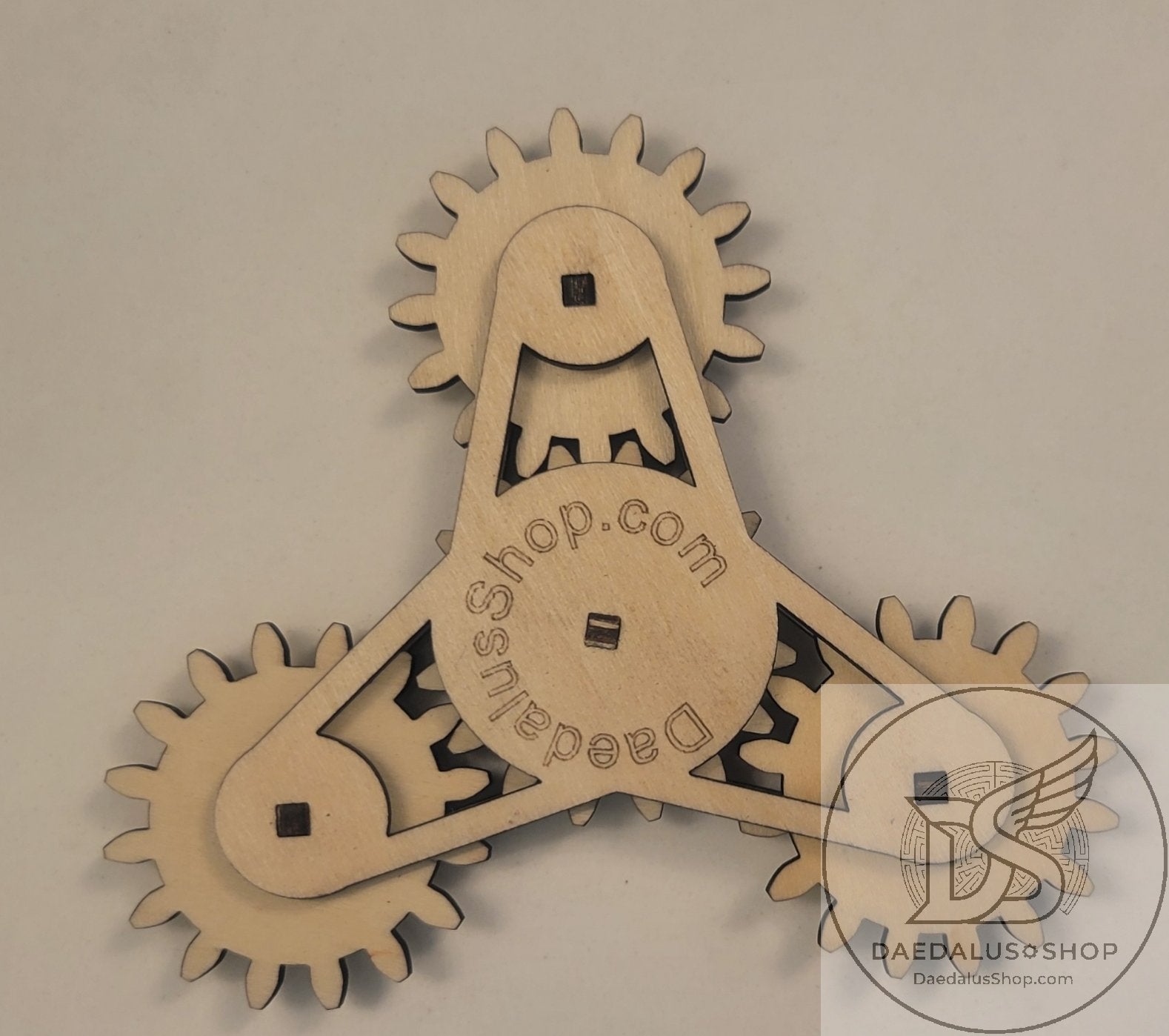 Four Gear Wooden Fidget Toy