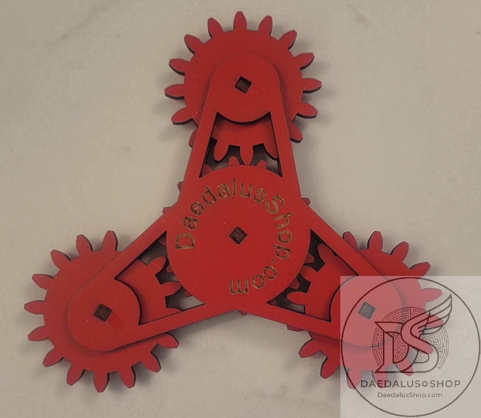 Four Gear Wooden Fidget Toy