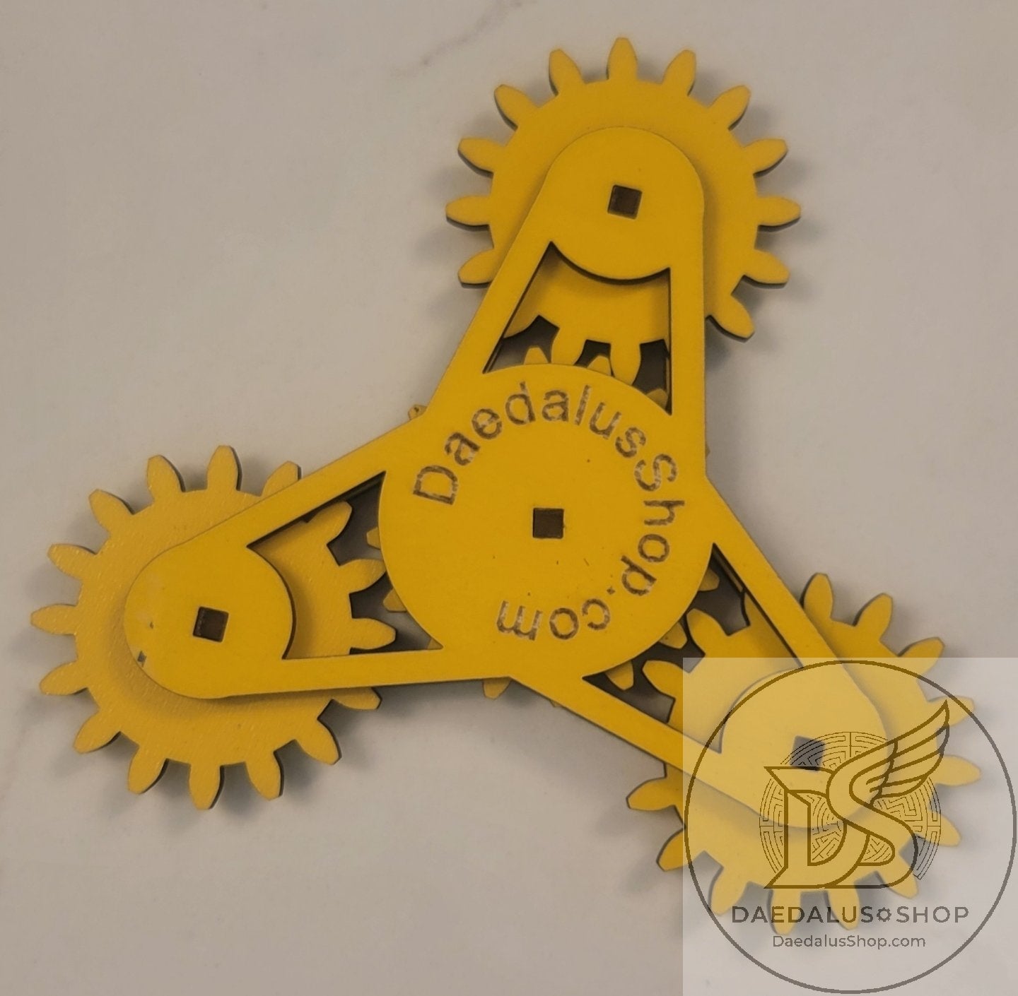 Four Gear Wooden Fidget Toy