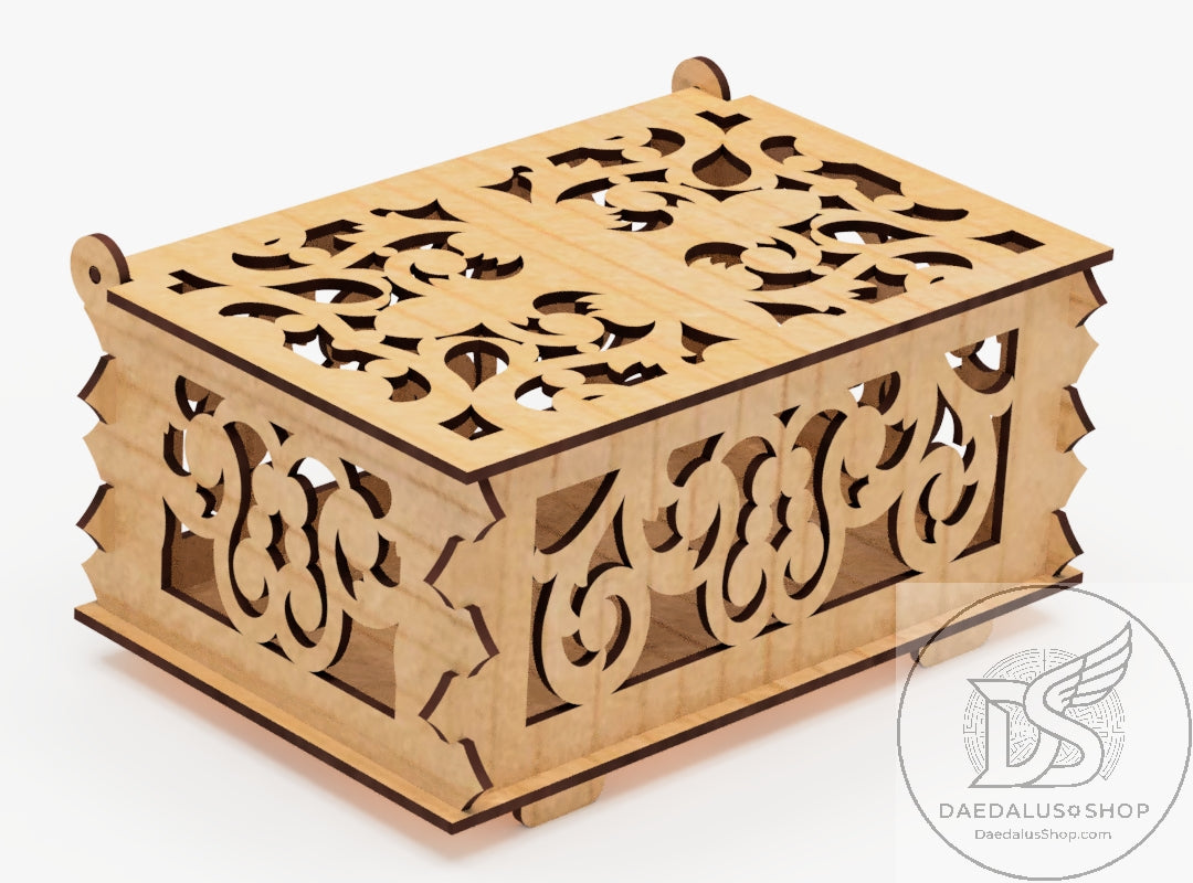 Ornamental Scrollwork Storage Box