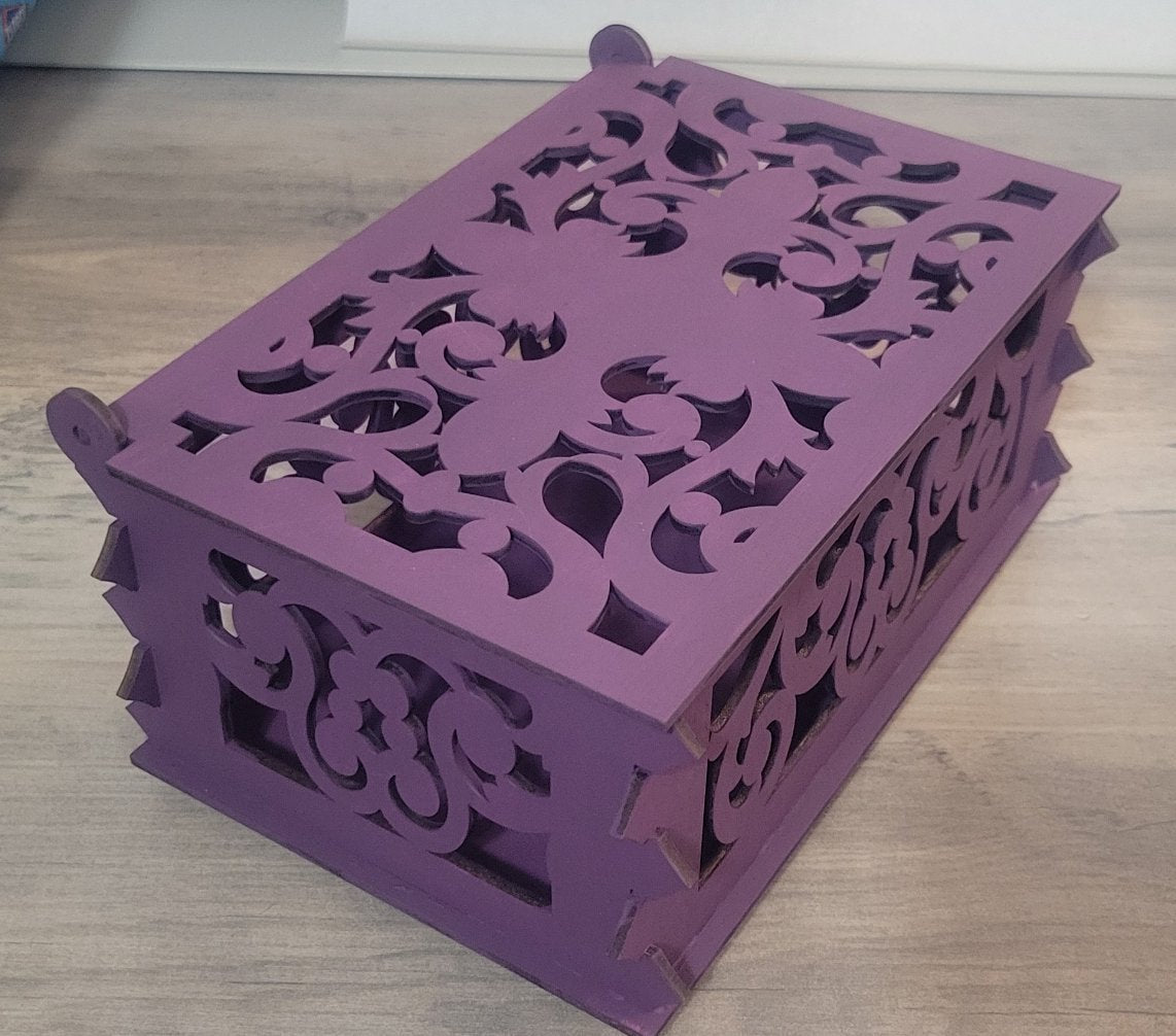 Ornamental Scrollwork Storage Box
