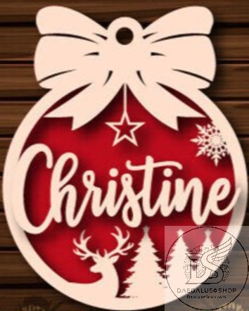 Personalized Holiday Ornament with Name