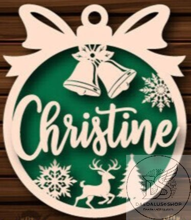 Personalized Holiday Ornament with Name