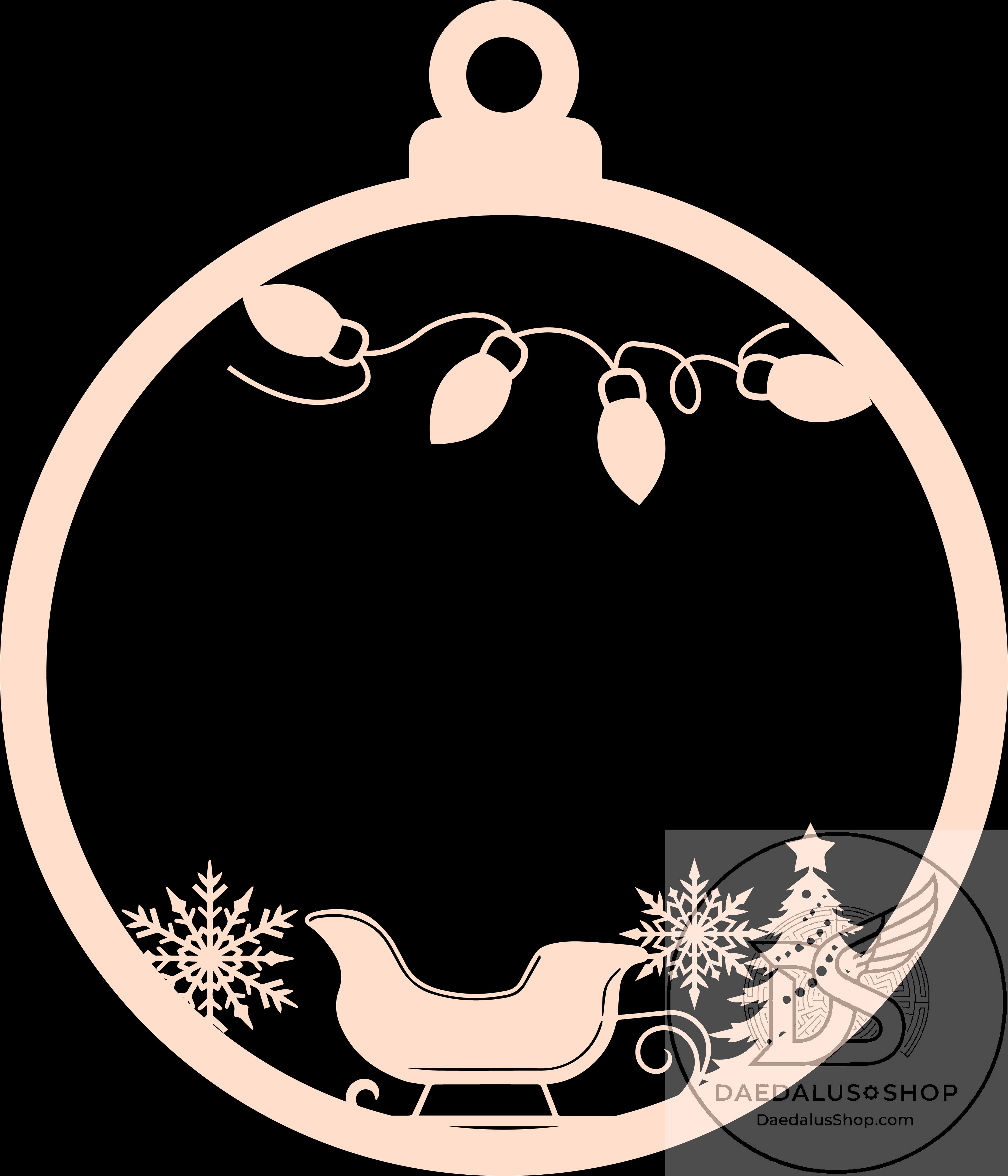 Personalized Holiday Ornament with Name