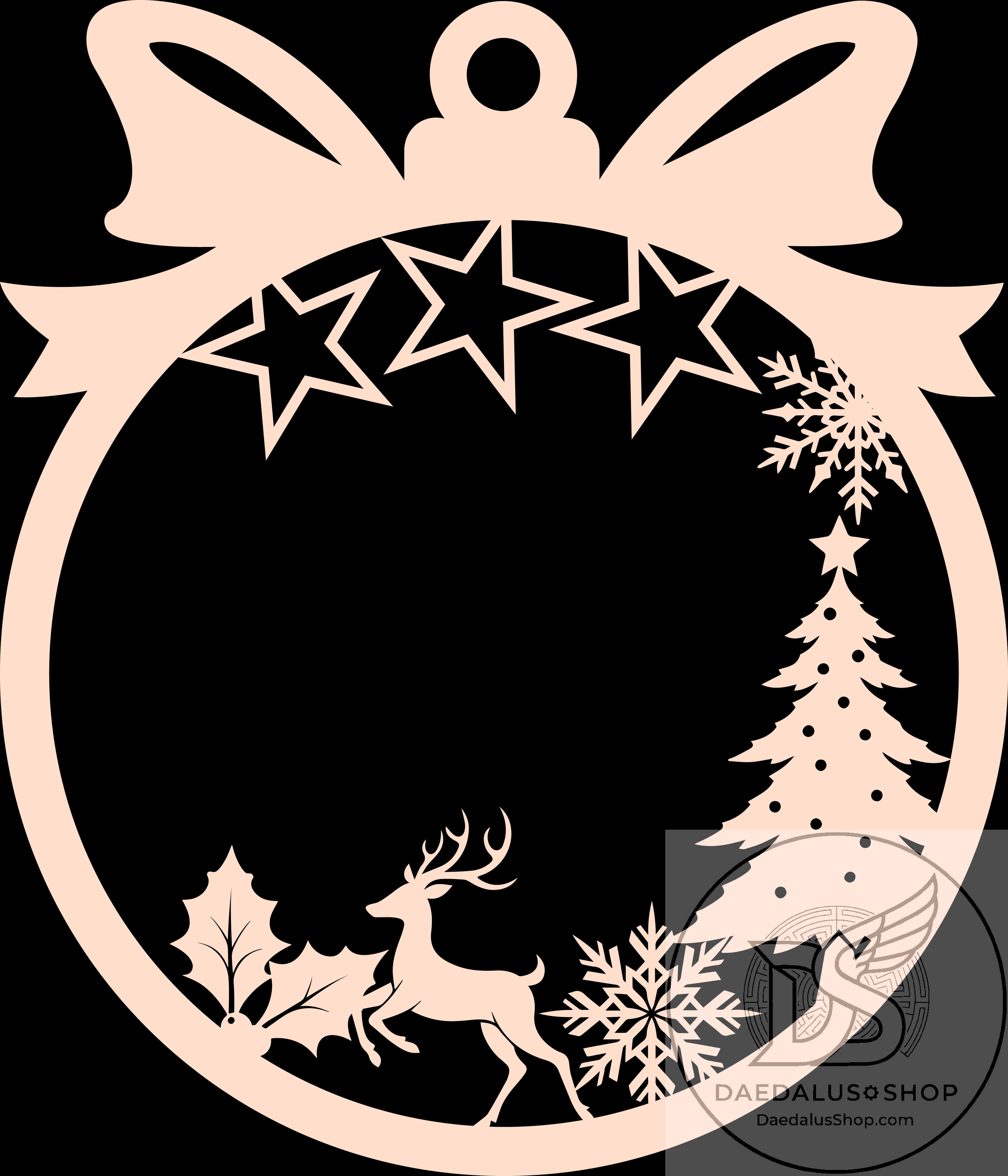 Personalized Holiday Ornament with Name