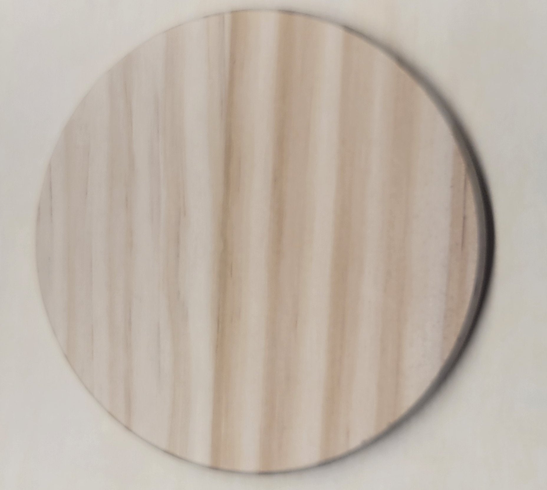 4 Inch Round Personalized Wooden Coaster Set