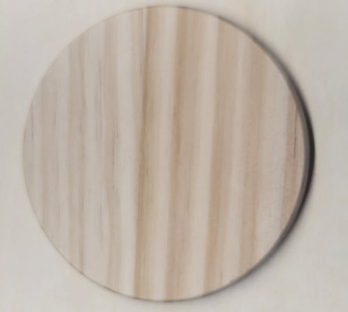 4 Inch Round Personalized Wooden Coaster Set