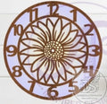 Daisy Wooden Wall Clock