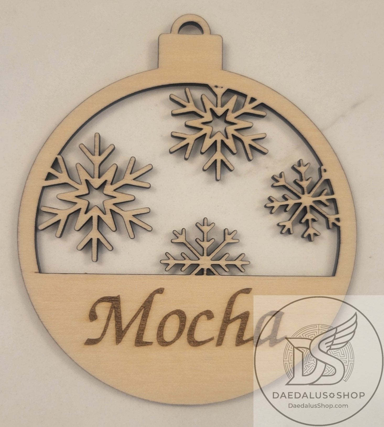 Personalized Snowflake Ornament - Three Styles