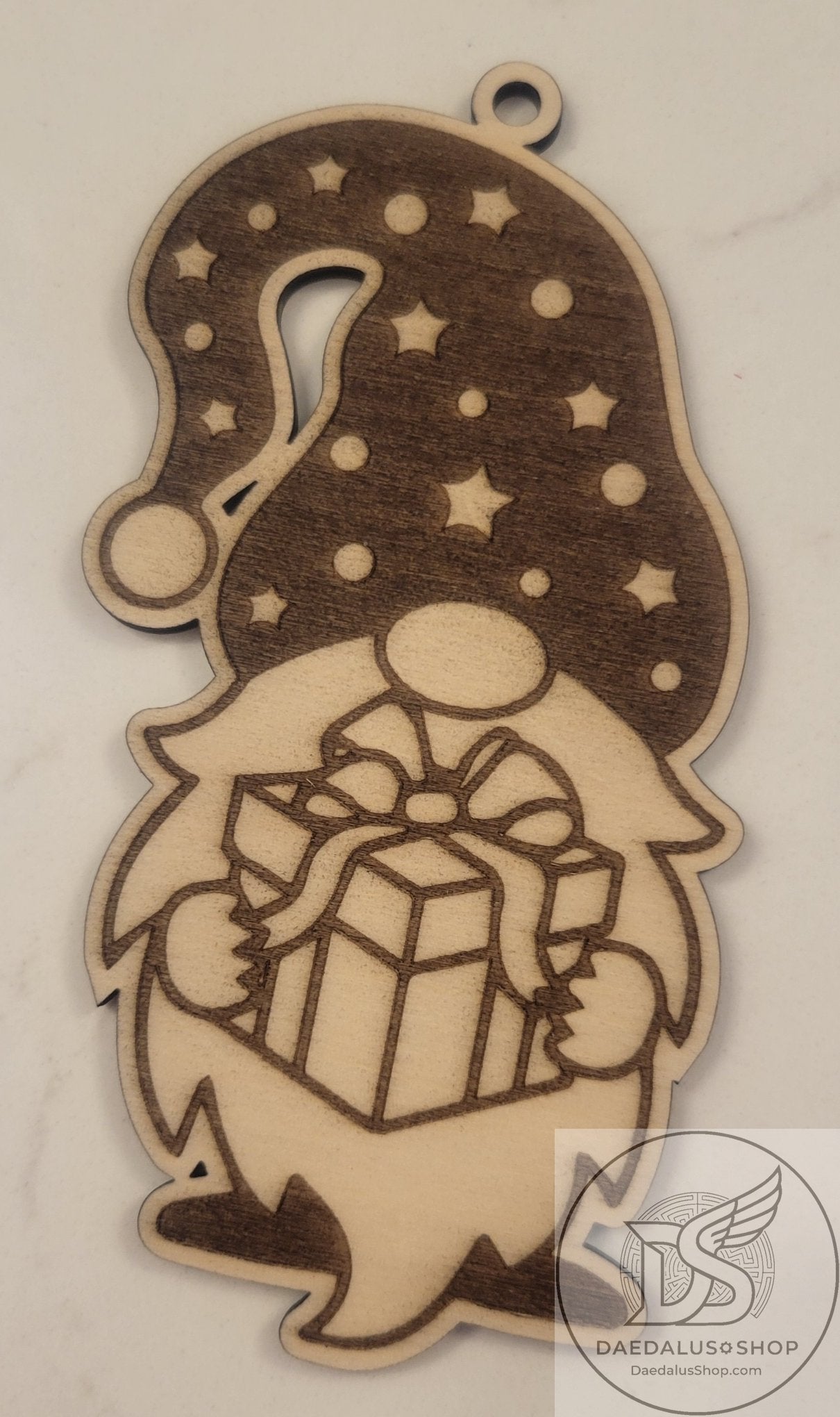 Wooden Gnome Christmas Ornament - 31 Designs