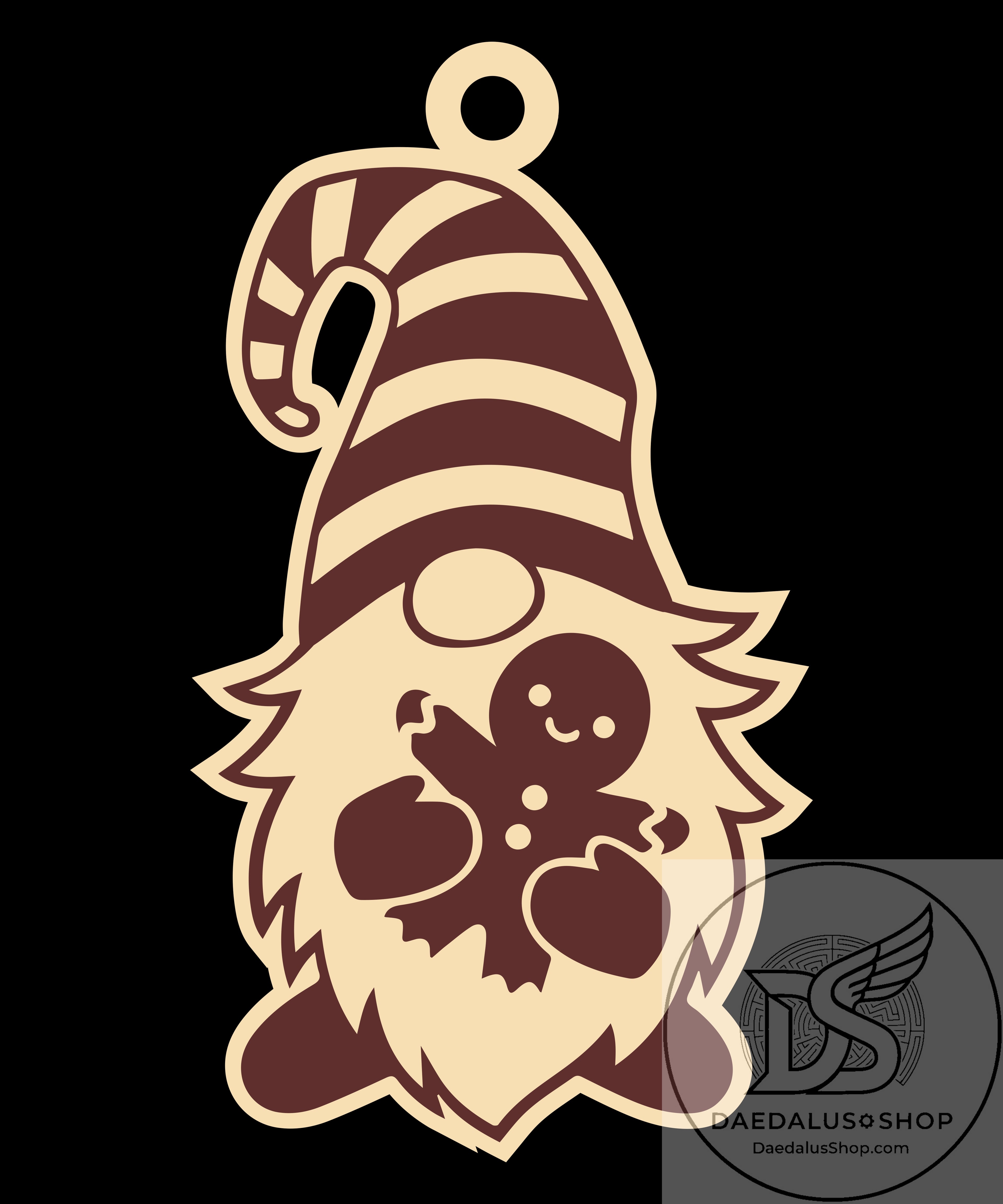 Wooden Gnome Christmas Ornament - 31 Designs