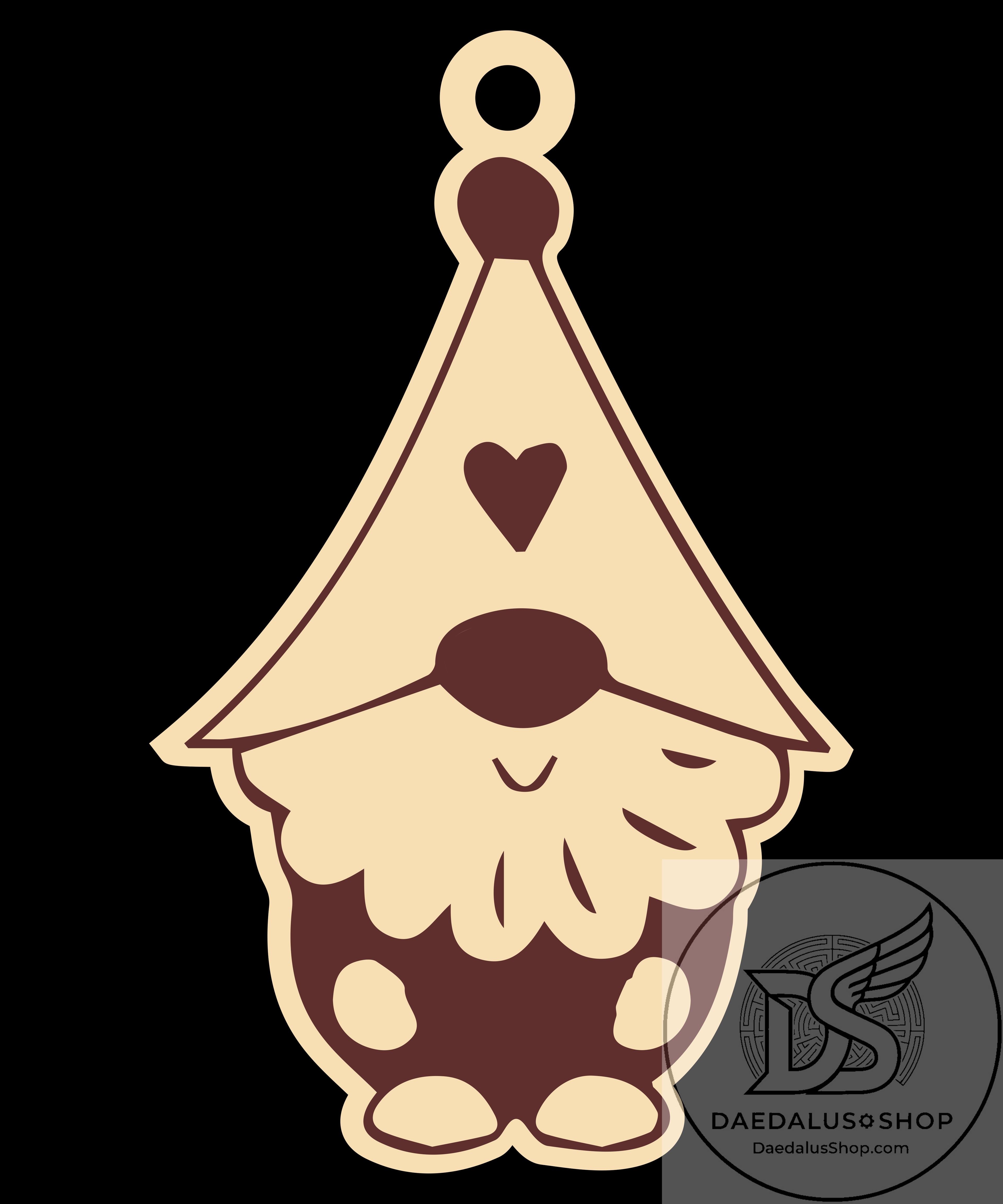 Wooden Gnome Christmas Ornament - 31 Designs