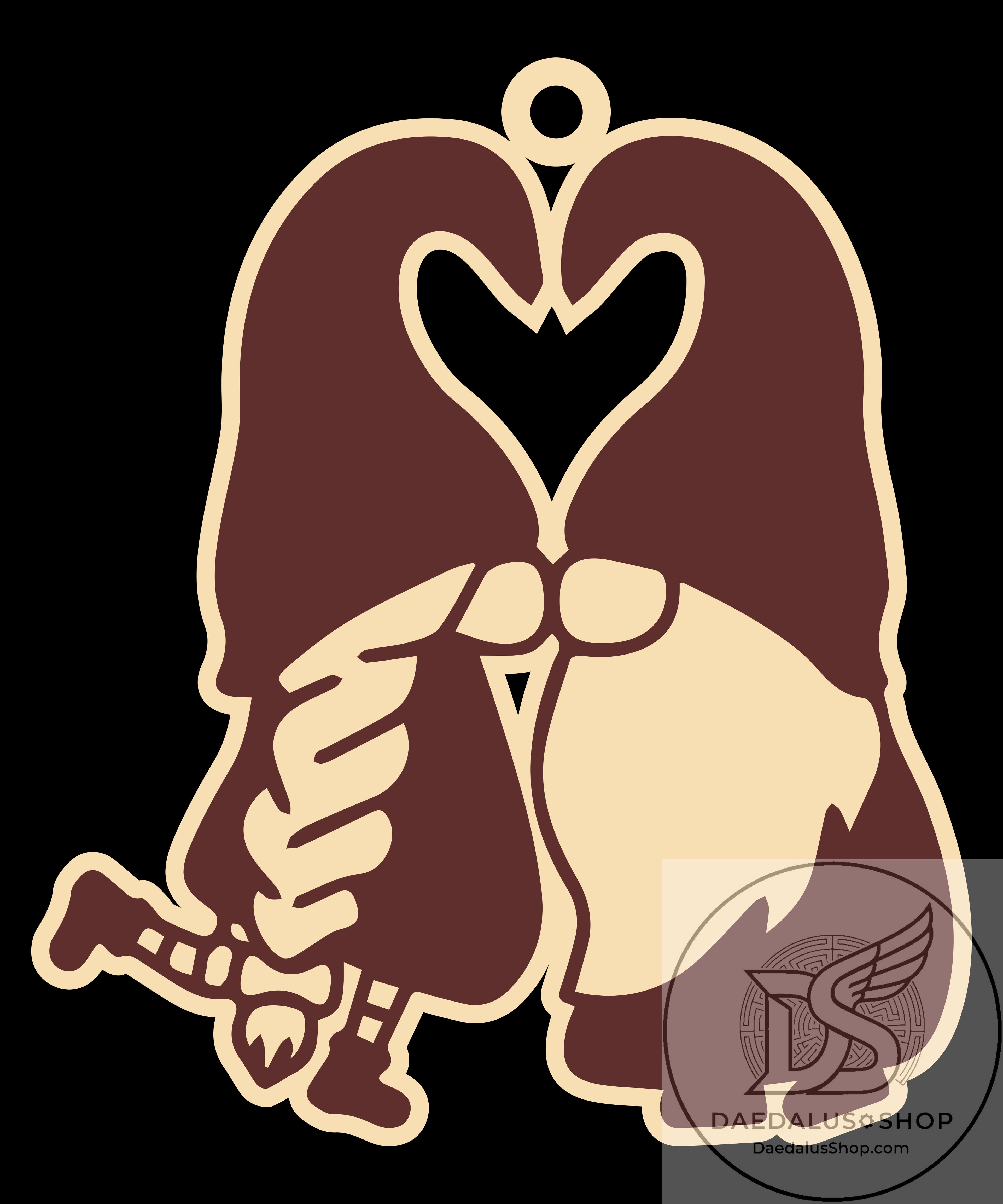 Wooden Gnome Christmas Ornament - 31 Designs