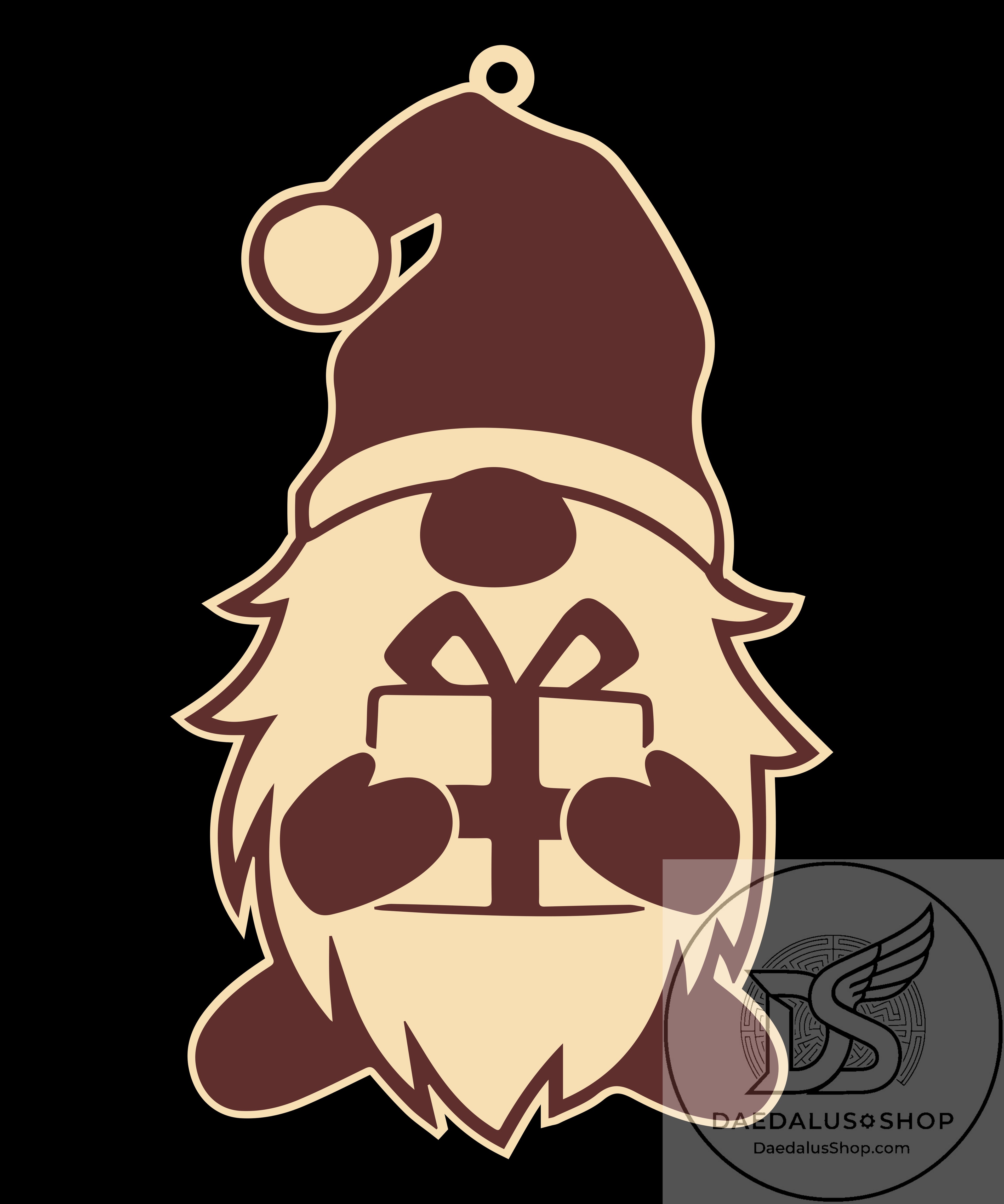 Wooden Gnome Christmas Ornament - 31 Designs