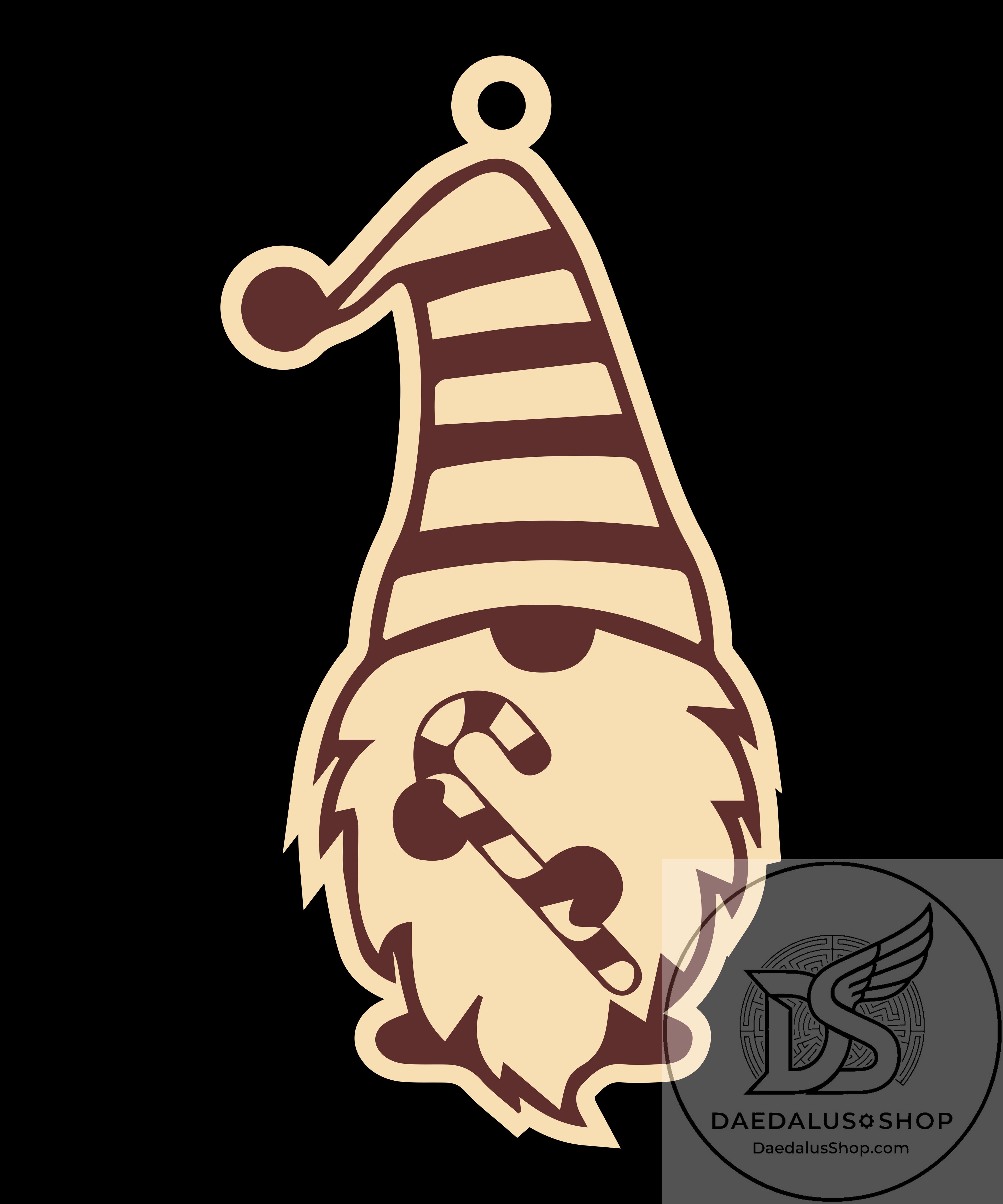 Wooden Gnome Christmas Ornament - 31 Designs