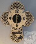 Every Moment is a Gift Wooden Cross Wall Clock