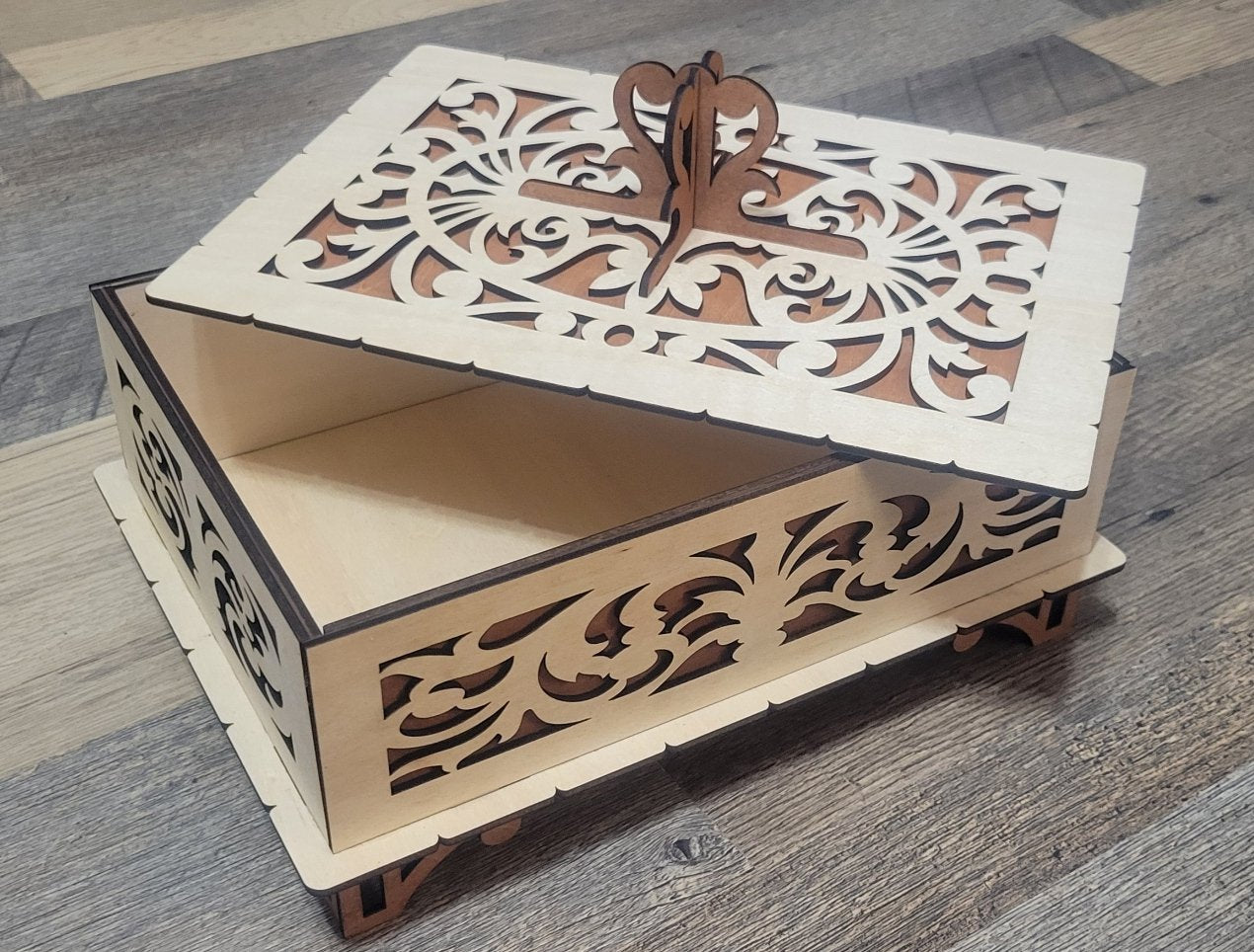 Decorative Wooden Keepsake Box Kit