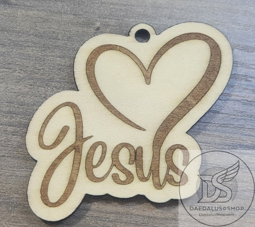 Religious Words Keychains - Wooden Laser Cut