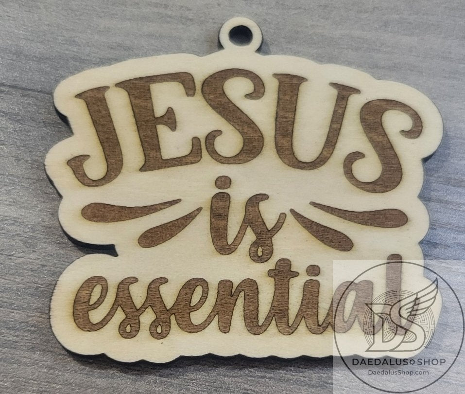 Religious Words Keychains - Wooden Laser Cut
