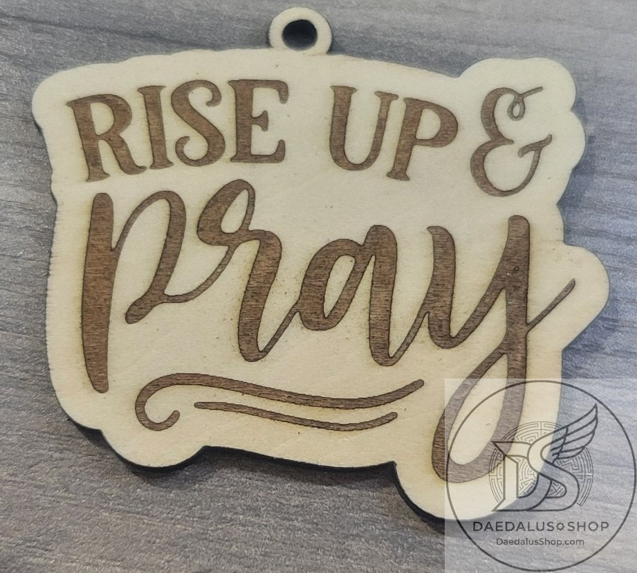 Religious Words Keychains - Wooden Laser Cut
