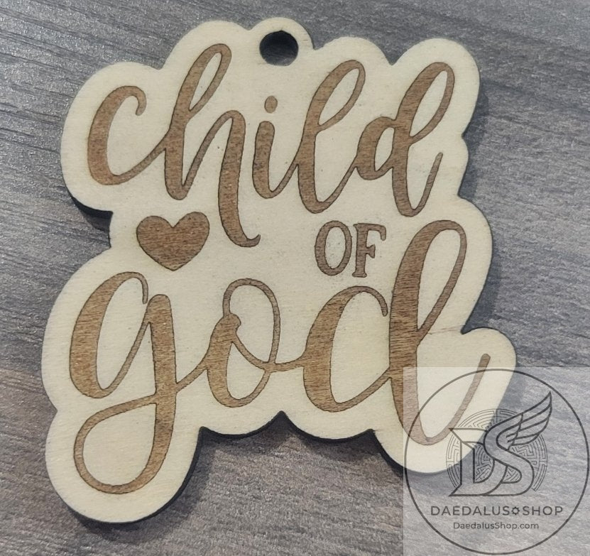Religious Words Keychains - Wooden Laser Cut