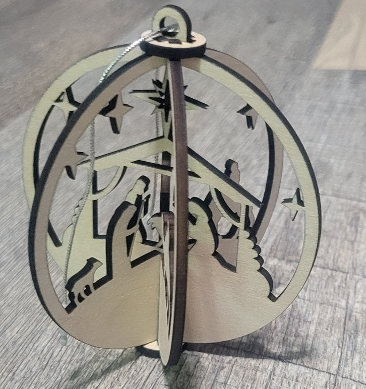 3D Wooden Ornament Kit - 10 Designs