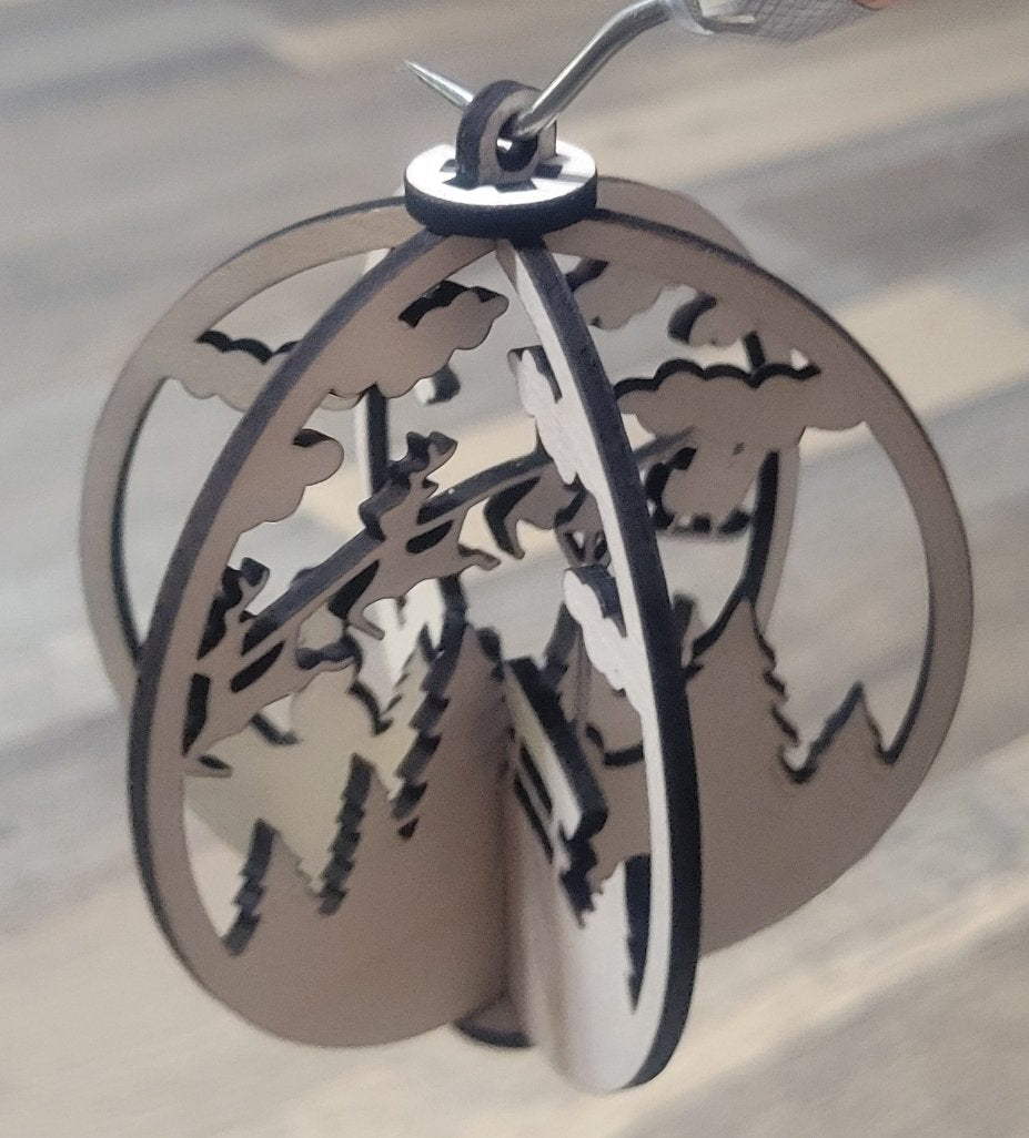 3D Wooden Ornament Kit - 10 Designs