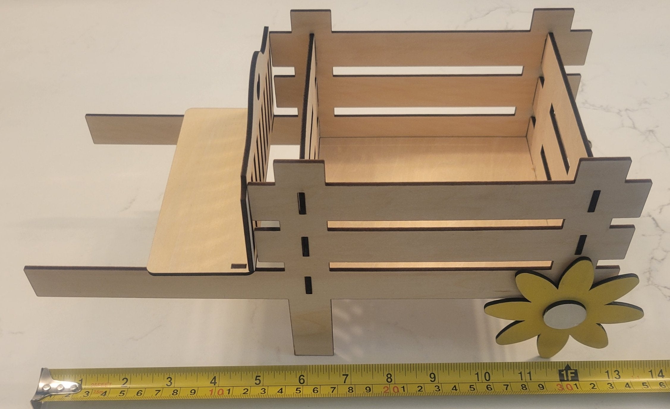 Wooden Laser Cut Pull Cart Kit