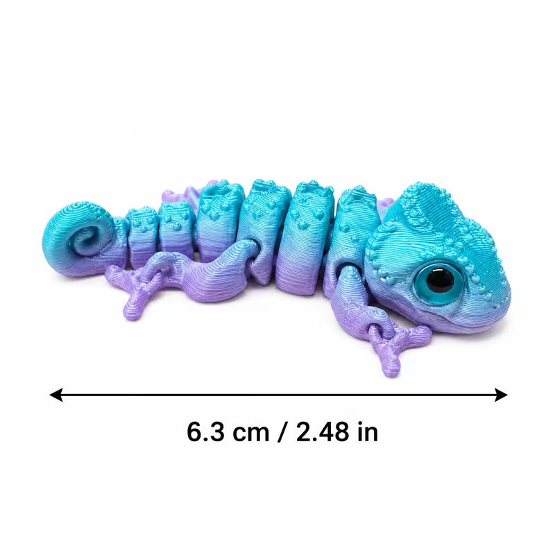 3D Printed Chameleon Home Decoration / Toy