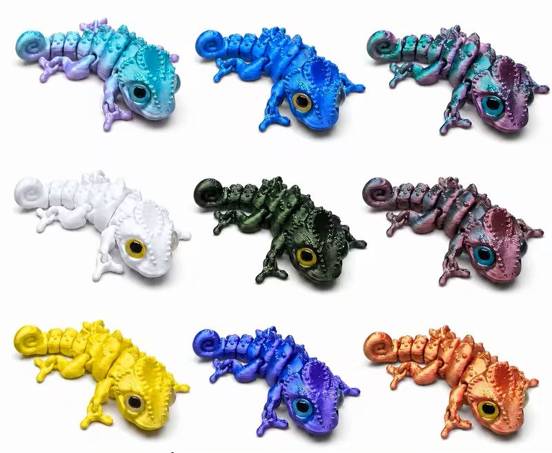 3D Printed Chameleon Home Decoration / Toy