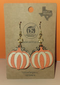 Two Layer Pumpkin Earrings