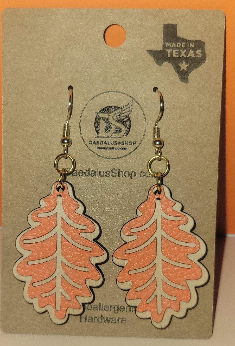 Layered Fall Leaf Earrings