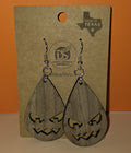 Pumpkin Wooden Earring