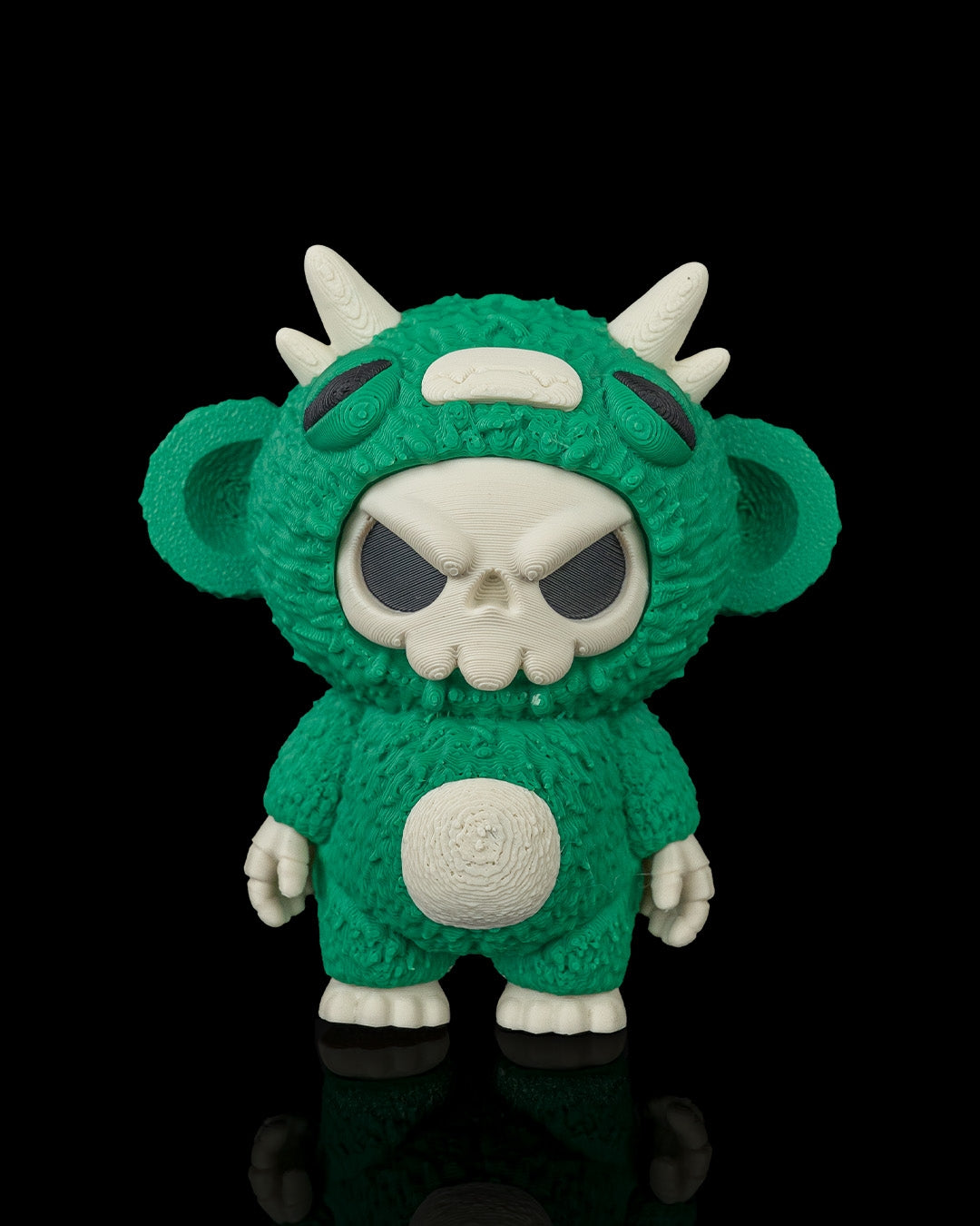 Angry Moki Halloween Keychain