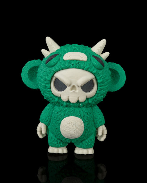 Angry Moki Halloween Keychain