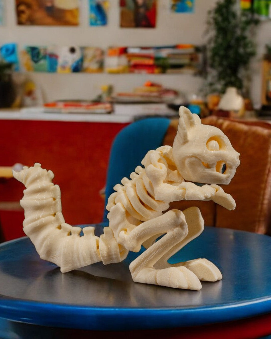 Squirrel Skeleton 3D Printed Articulated Toy