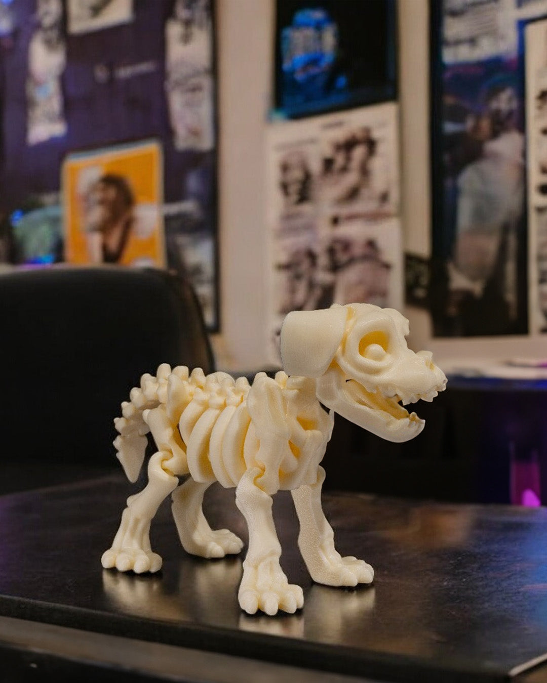 Dog Skeleton 3D Printed Articulated Toy