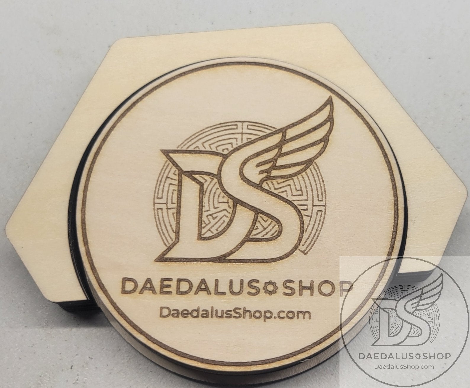 Custom Wood Coaster Set