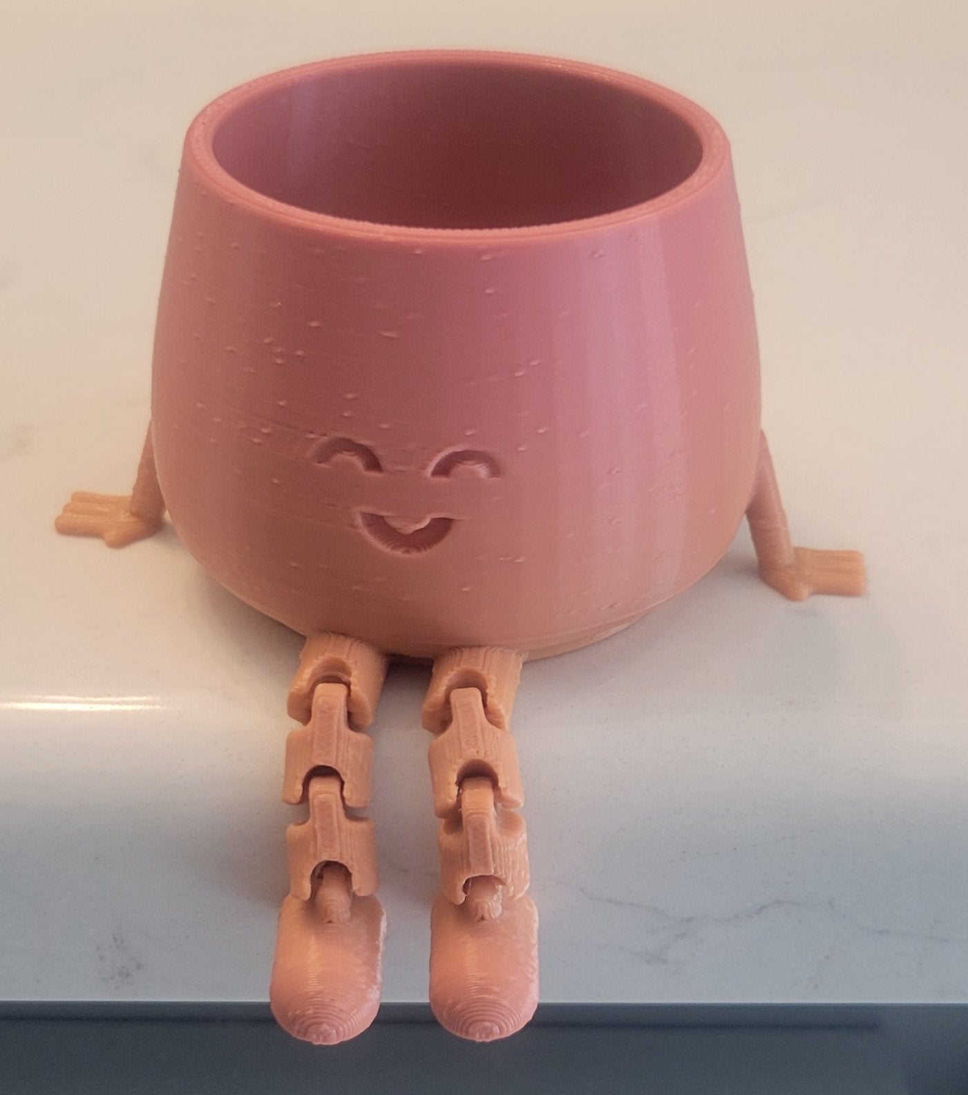 Happy Legs 3D Printed Pot