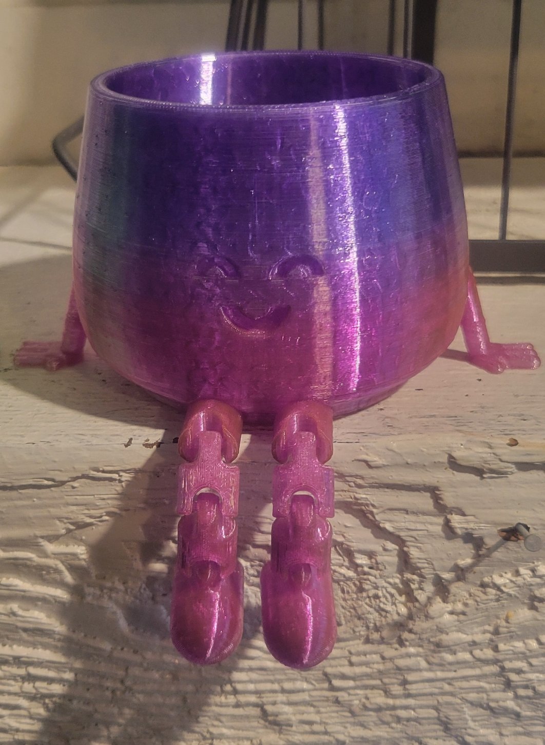 Happy Legs 3D Printed Pot