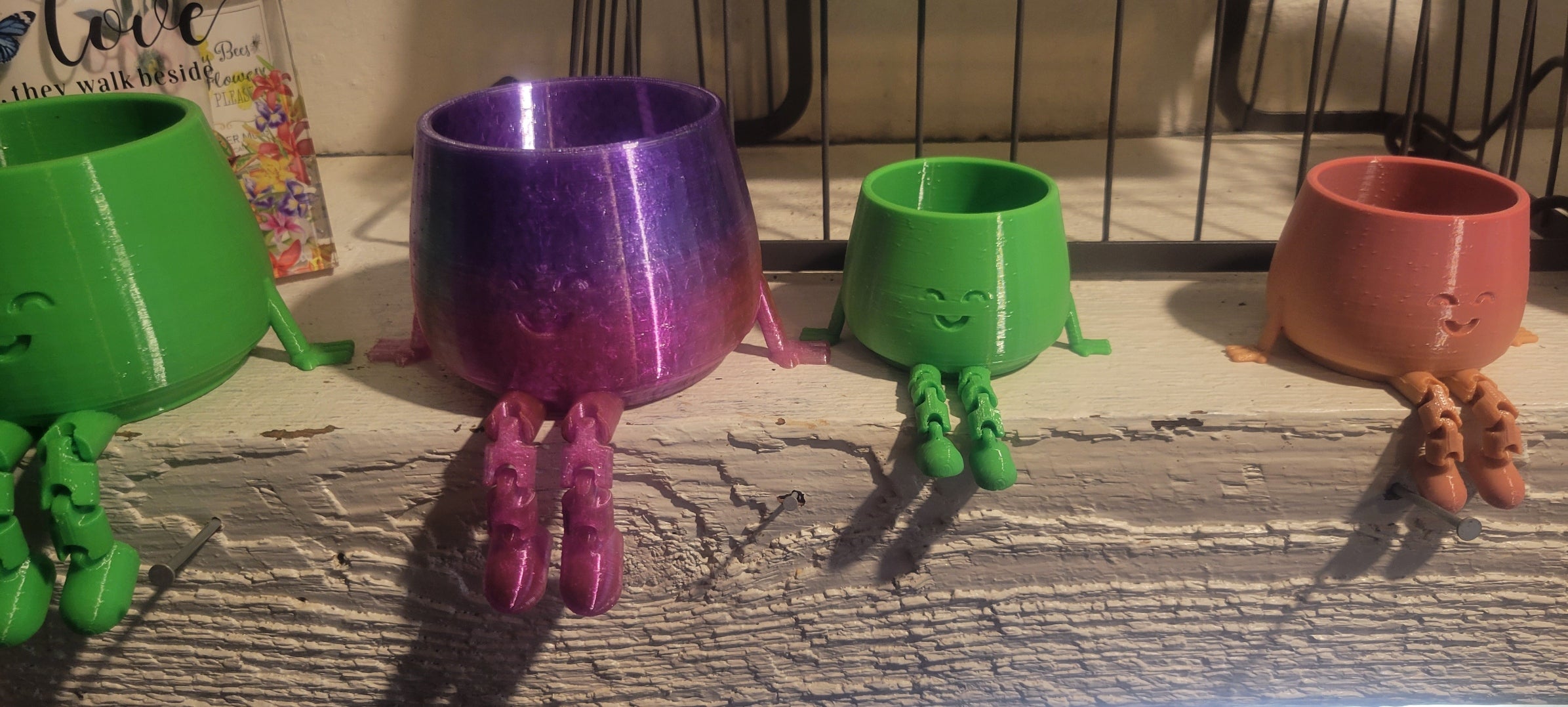 Happy Legs 3D Printed Pot