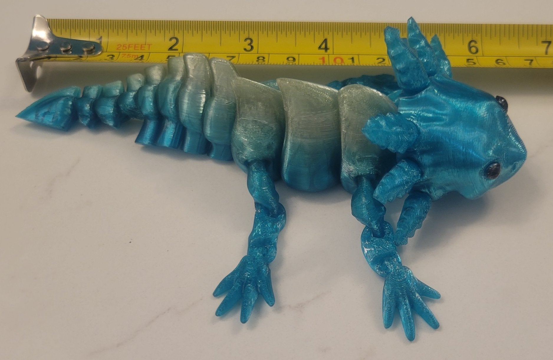 Flexible Articulated Axolotl - 3D Printed