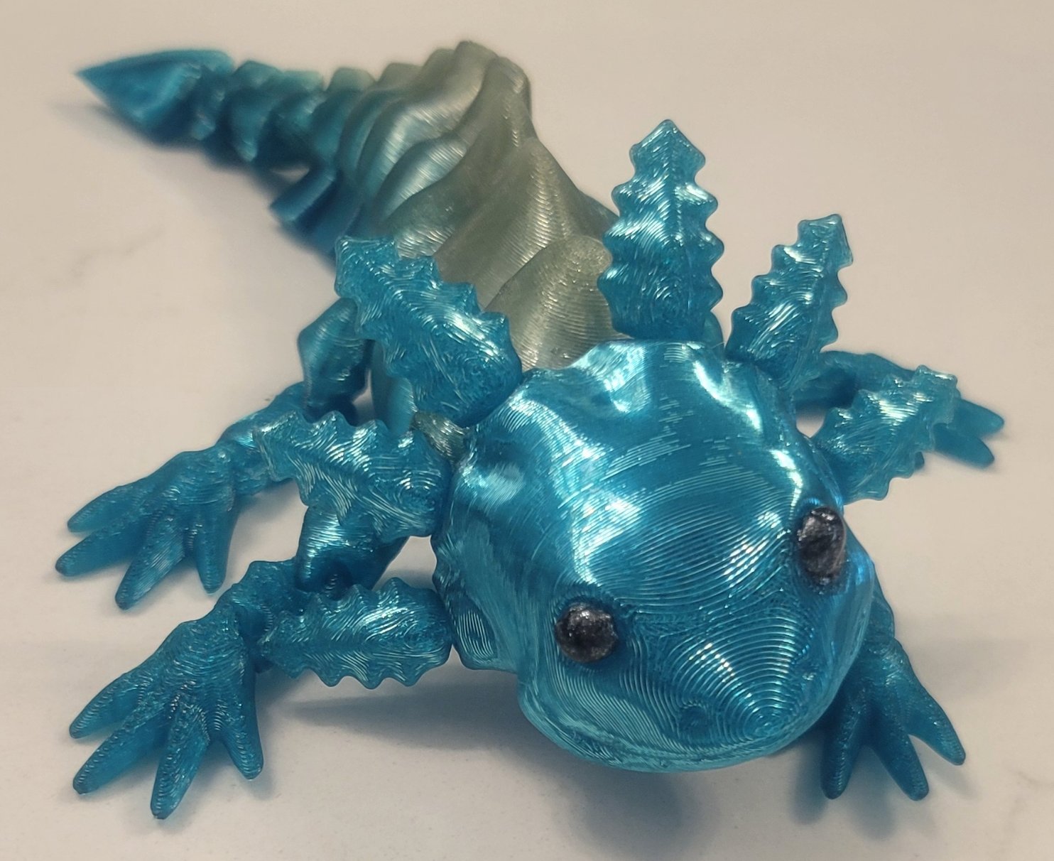 Flexible Articulated Axolotl - 3D Printed
