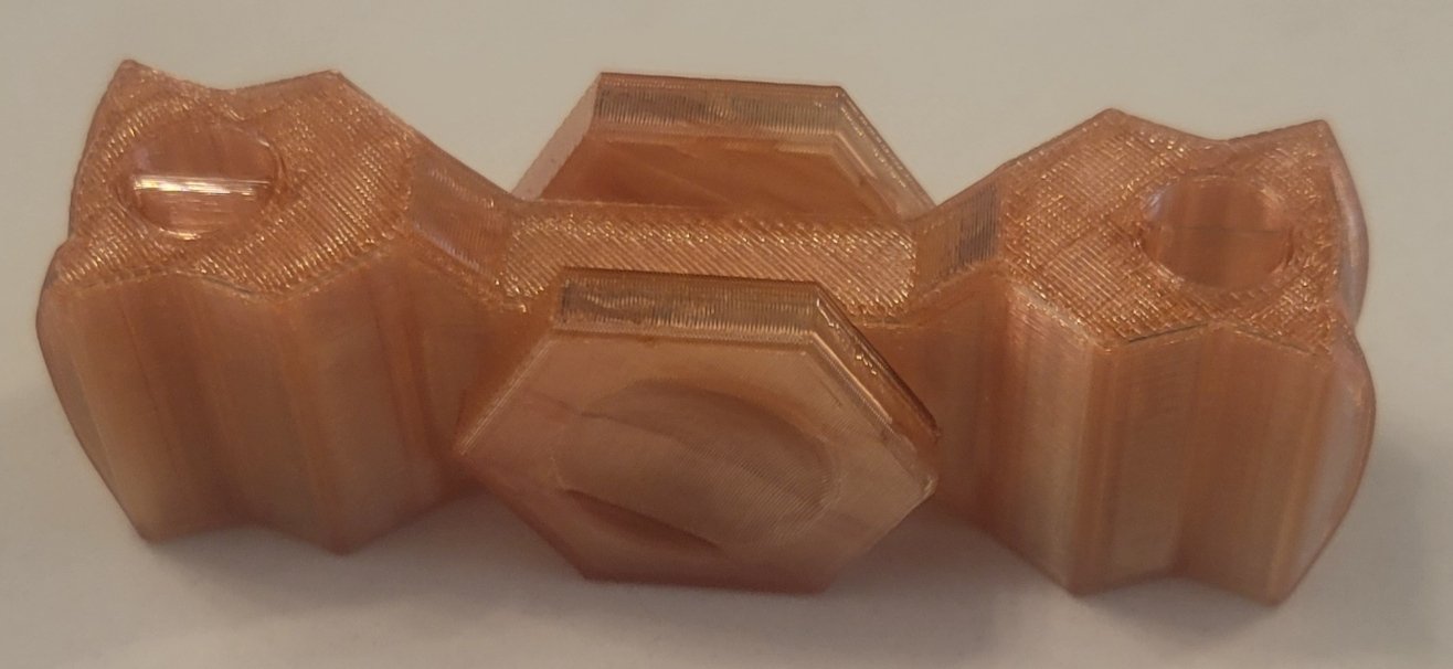 3D Printed Hexagonal Fidget Spinner - 3 Sizes